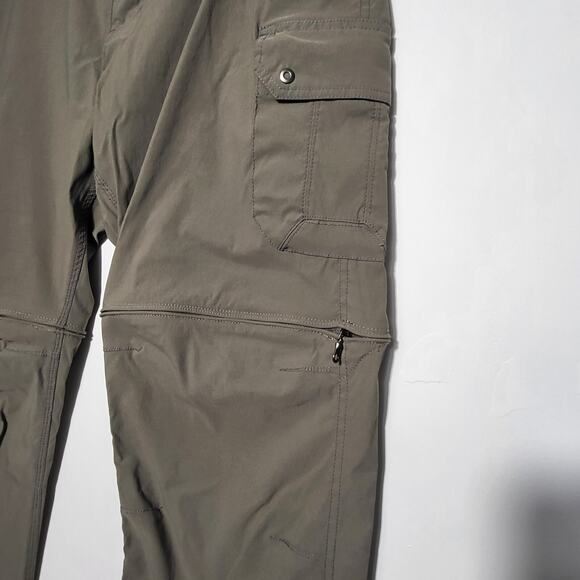 Kuhl Renegade Convertible Stealth Pants Mens Sz 40X32 Khaki Outdoor Hiking Cargo - Picture 2 of 8